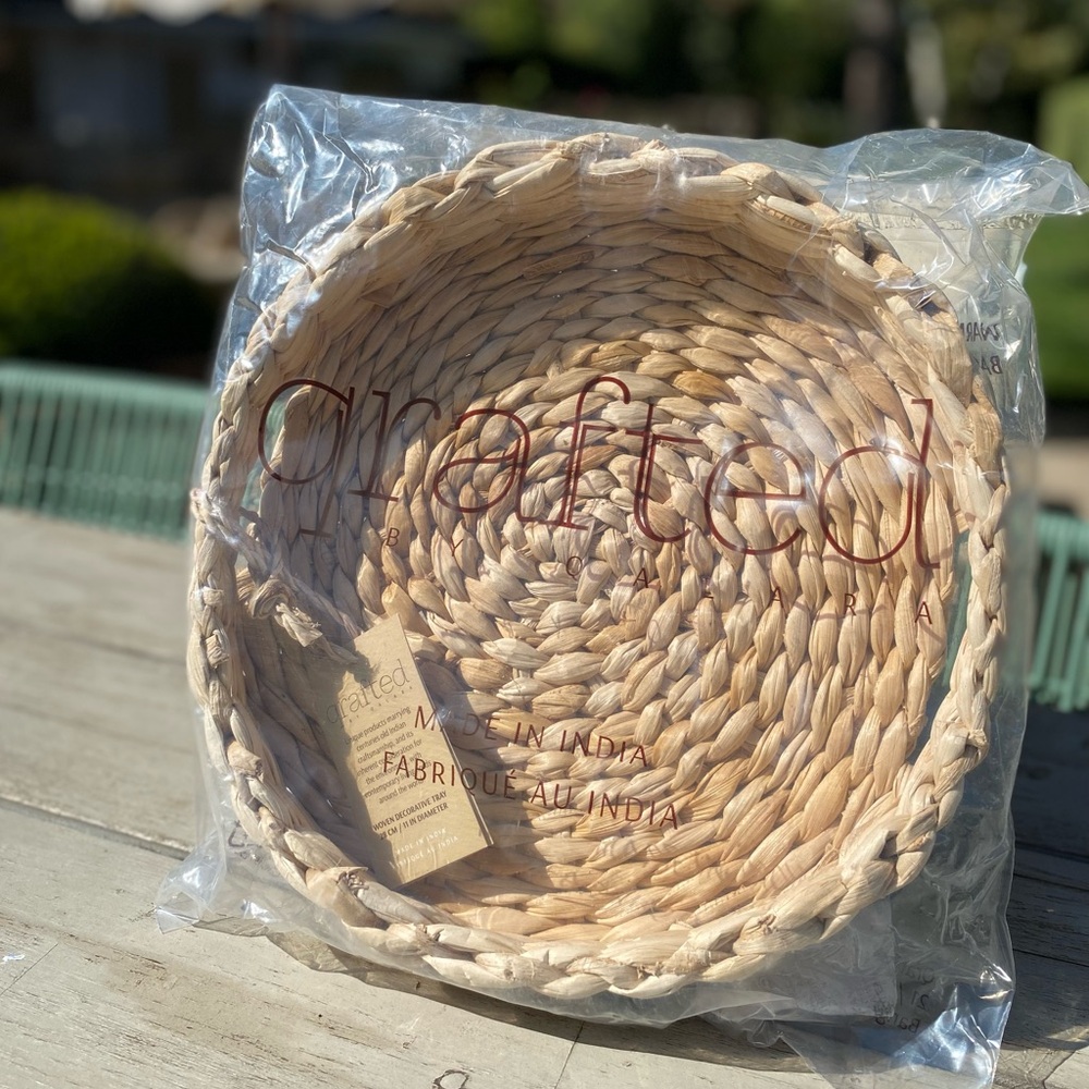 qrafted Hand Woven Basket